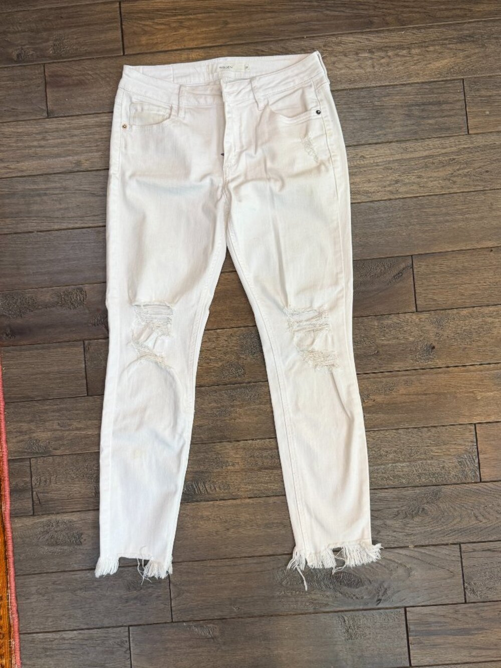 Hidden Jeans Size 27 White